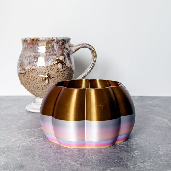 Medium Pumpkin Craft Bowl - Hodge Podge Colors - Designed by Newt!