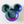 Load image into Gallery viewer, Tiered Large Mouse Shaped Craft Bowl - Purple Chrome