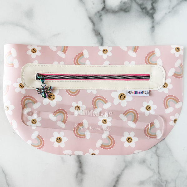 Rounded Zipper Accent Template - Clear - 3 Sizes Available