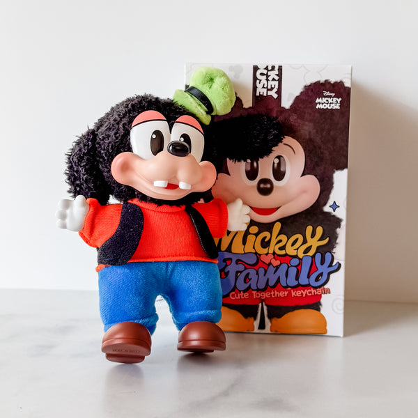 From Our Stash - Mickey Family Cute Together Keychain Series Figures - Goofy - Box Open On Bottom