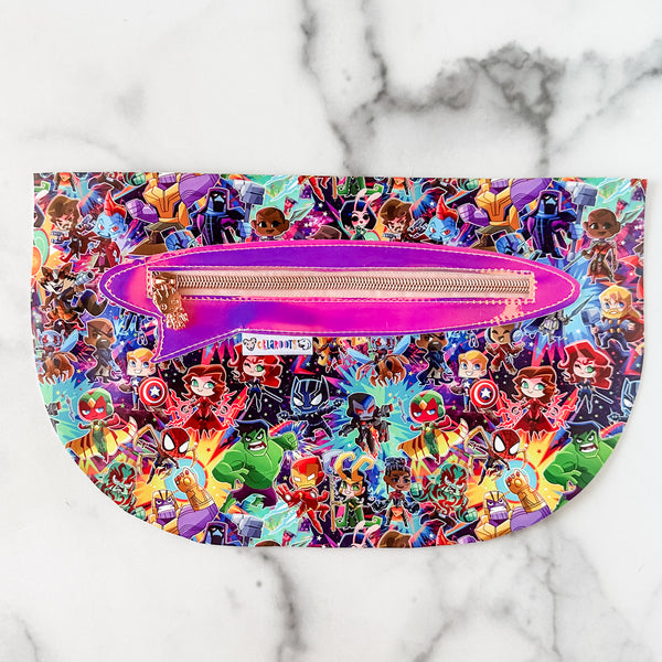 Zipper Accent Pattern - Comical Shapes Bundle - 3 Shapes - 3 Sizes Each - Downloadable PDF with SVG