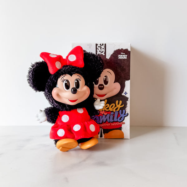 From Our Stash - Mickey Family Cute Together Keychain Series Figures - Minnie - Box Open On Bottom