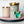 Load image into Gallery viewer, Itty Bitty Mouse Craft Bowl - Classic Rainbow - Teal