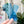 Load image into Gallery viewer, Rounded Fancy Straps - Size 1.5" Webbing To 1" Hook - Blue - Set of 3 - Acrylic Template