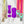 Load image into Gallery viewer, Rounded Fancy Straps - Size 1.5" Webbing To 1" Hook - Purple - Set of 3 - Acrylic Template