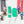 Load image into Gallery viewer, Rounded Fancy Straps - Size 1" - Mint - Set of 3 - Acrylic Template
