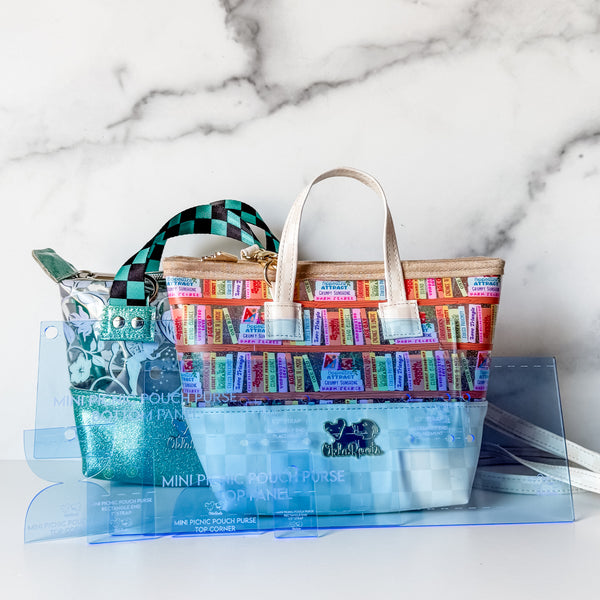 Mini Picnic Pouch / Purse Acrylic Templates - Ocean - Set of 6