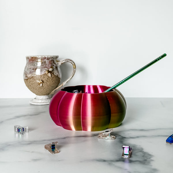 Large Pumpkin Craft Bowl - Cherry Limeade - Designed by Newt!