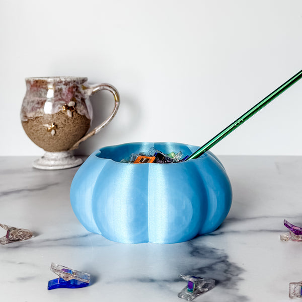 Large Pumpkin Craft Bowl - Ocean Blue - Designed by Newt!