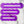Load image into Gallery viewer, Bubble Zipper Accent Template - Purple - 3 Sizes Available