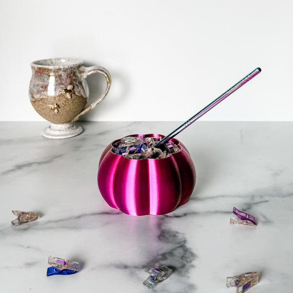 Medium Pumpkin Craft Bowl - Cherry Limeade - Designed by Newt!