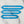 Load image into Gallery viewer, Soft Corners Zipper Accent Template - Blue - 3 Sizes Available