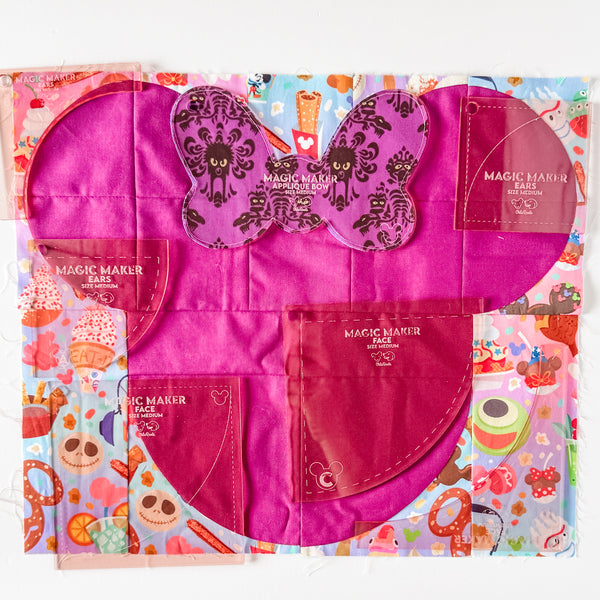 MEDIUM Magic Maker Quilt Block - Rose Gold -  Acrylic Template - Set of 7