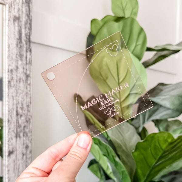 MEDIUM Magic Maker Quilt Block - Rose Gold -  Acrylic Template - Set of 7