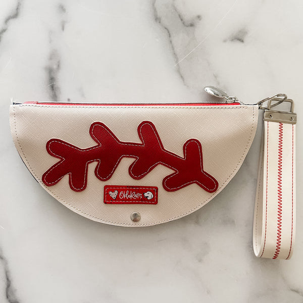 The Baseball / Circle Zip Pouch Pattern - Downloadable PDF with SVG