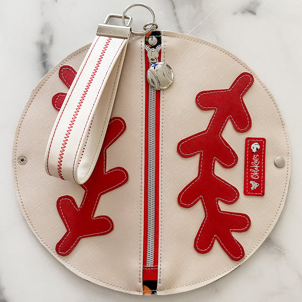 The Baseball / Circle Zip Pouch Pattern - Downloadable PDF with SVG
