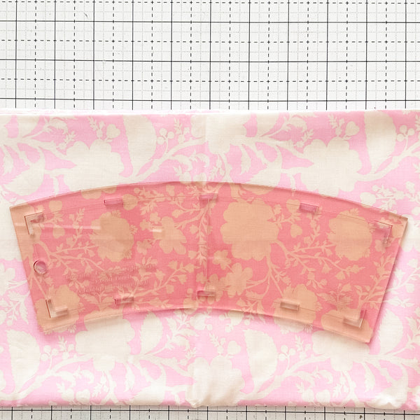 Rose Gold Continuous Reversible Coffee Sleeve - Acrylic Template