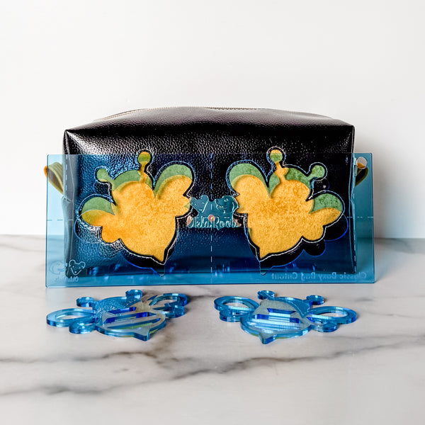 Bee Buddies for Classic Boxy Bag - CutOuts - BLUE - An Applique Template