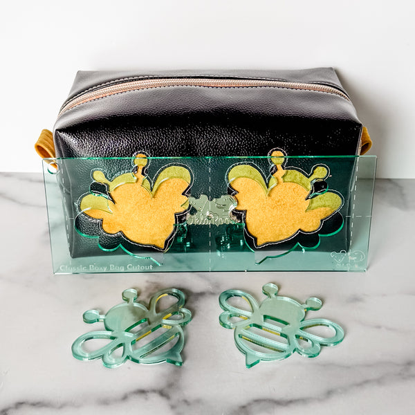 Bee Buddies for Classic Boxy Bag - CutOuts - LIGHT GREEN - An Applique Template