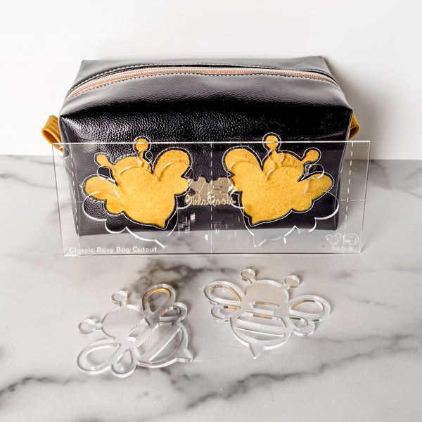 Bee Buddies for Classic Boxy Bag - CutOuts - CLEAR - An Applique Template