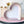 Load image into Gallery viewer, Tiered Large Heart Shaped Craft Bowl - Lavender Rainbow