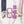 Load image into Gallery viewer, Open Center SQUARED Fancy Straps - Size 1.5" Webbing To 1/2" Hook - LIMITED COLOR - Purple Foil Flake - Set of 3 - Acrylic Template