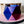 Load image into Gallery viewer, Large Jewel Craft Bowl - Blue/Red Combo