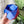 Load image into Gallery viewer, Large Jewel Craft Bowl - Blue/Red Combo