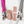 Load image into Gallery viewer, ROUNDED Fancy Straps - Size 1" Webbing to 1/2" Hook - ROSE GOLD - Set of 3 - Acrylic Template