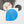 Load image into Gallery viewer, Boxed Round Accent - 1.5"/2.5"/3.5"/4.5" - Blue - Acrylic Template