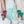 Load image into Gallery viewer, ROUNDED Fancy Straps - Size 1.5" Webbing To 1/2" Hook - FROSTED SEAFOAM - Set of 3 - Acrylic Template