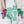 Load image into Gallery viewer, ROUNDED Fancy Straps - Size 1.5" Webbing To 1/2" Hook - LIGHT GREEN - Set of 3 - Acrylic Template