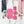 Load image into Gallery viewer, SQUARED Fancy Straps - Size 1.5" Webbing To 1/2" Hook - PINK - Set of 3 - Acrylic Template