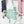 Load image into Gallery viewer, SQUARED Fancy Straps - Size 1.5" Webbing To 1/2" Hook - LIGHT GREEN - Set of 3 - Acrylic Template