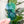 Load image into Gallery viewer, ROUNDED Fancy Straps - Size 1" Webbing to 1/2" Hook - BLUE - Set of 3 - Acrylic Template
