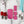 Load image into Gallery viewer, SQUARED Fancy Straps - Size 1" Webbing to 1/2" Hook - PINK - Set of 3 - Acrylic Template