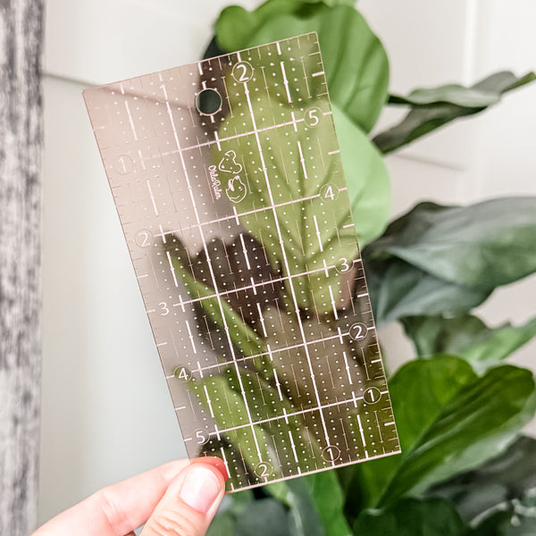 3" x 6" OklaRuler - Rose Gold