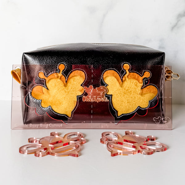 Bee Buddies for Classic Boxy Bag - CutOuts - ROSE GOLD - An Applique Template