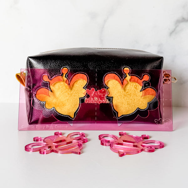 Bee Buddies for Classic Boxy Bag - CutOuts - PINK - An Applique Template