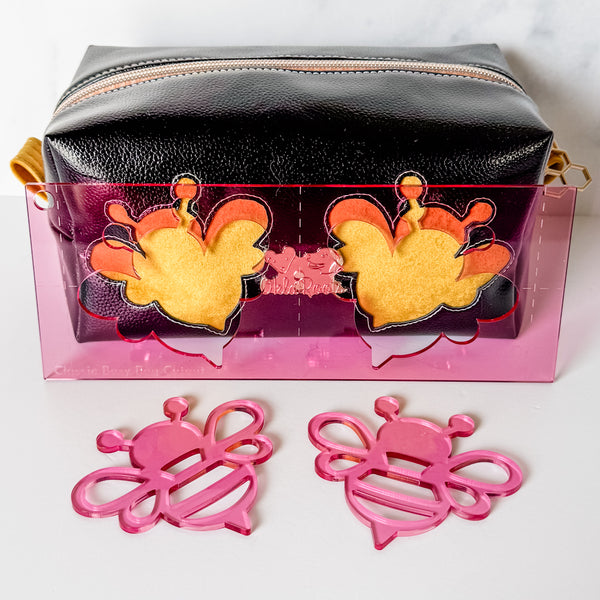 Bee Buddies for Classic Boxy Bag - CutOuts - PINK - An Applique Template