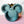 Load image into Gallery viewer, Tiered Large Mouse Shaped Craft Bowl - Dark Magic (Black/Teal/Purple)