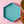 Load image into Gallery viewer, Hexagon Craft Tray - Honeycomb Base with Grips - Blue and Purples
