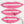 Load image into Gallery viewer, Lips Zipper Accent Template - Pink - 3 Sizes Available
