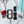 Load image into Gallery viewer, Open Center SQUARED Fancy Straps - Size 1" Webbing To 1/2" Hook - LIMITED COLOR - Dark Holo Hearts - Set of 3 - Acrylic Template