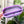 Load image into Gallery viewer, Craft Organizer - Chain - Purple Glimmer With Lilac Topper