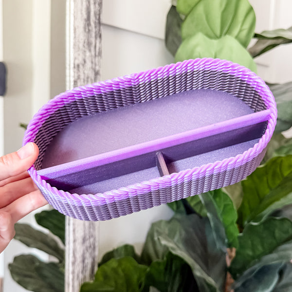 Craft Organizer - Chain - Purple Glimmer With Lilac Topper