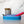 Load image into Gallery viewer, Craft Organizer - Chain - Baby Blue With Lavender Topper