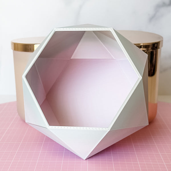 Large Jewel Craft Bowl - Lavender Rainbow