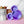 Load image into Gallery viewer, Tiered Large Mouse Shaped Craft Bowl - Violet