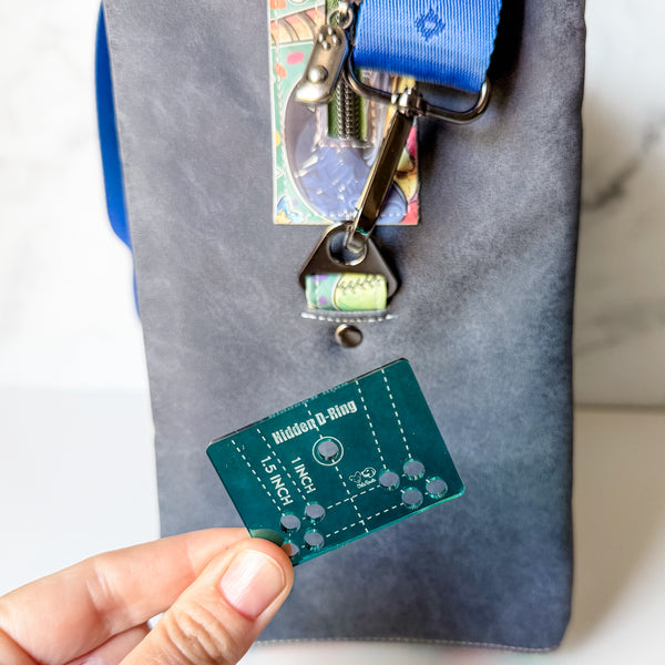 Hidden D-Ring Design Tool - For 1" and 1.5" Wide Connectors - Teal